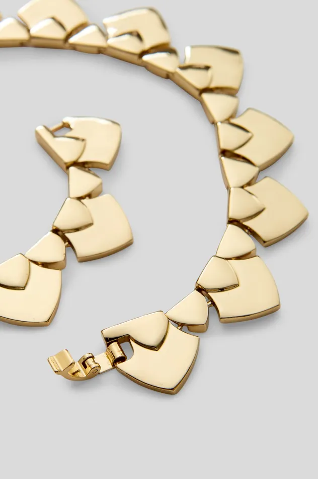 Women TRIANGLE CHOKER LIGHTGOLD Jewelry Scanlan Theodore Women TRIANGLE CHOKER LIGHTGOLD Jewelry Scanlan Theodore