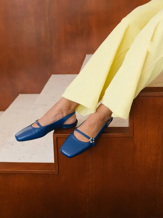 Women Veronica Slingback Cobalt Shoes Lisa Says Gah Women Veronica Slingback Cobalt Shoes Lisa Says Gah