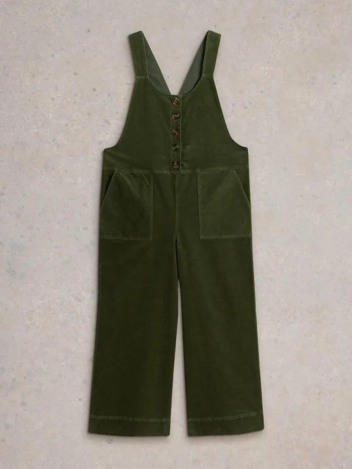 Women Viola Cord Dungaree Dark Green White Stuff Dresses Women Viola Cord Dungaree Dark Green White Stuff Dresses