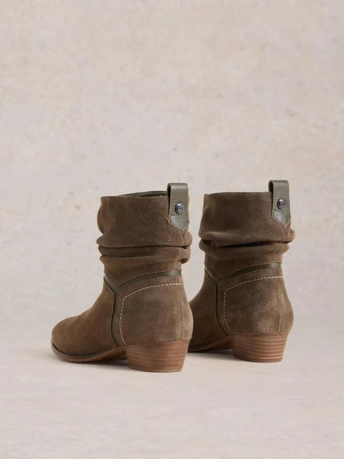 Women Willow Slouch Boot Khaki Green White Stuff Boots Women Willow Slouch Boot Khaki Green White Stuff Boots