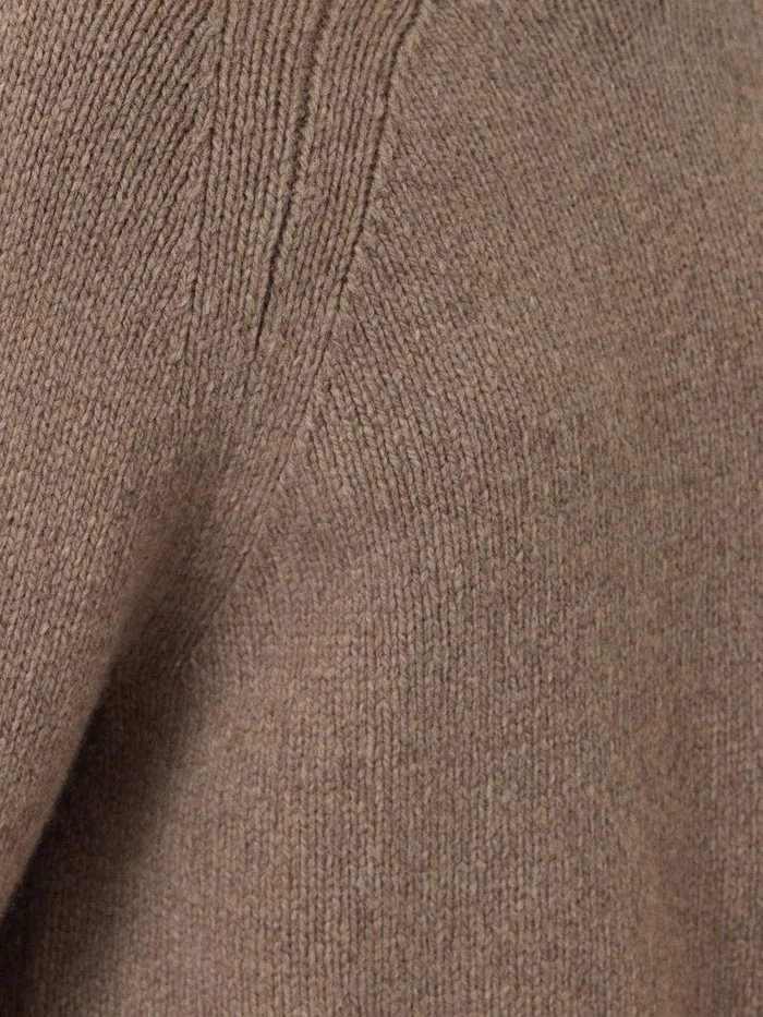 Women Wool Blend Snowdon Jumper Taupe Jigsaw Knitwear and Cashmere