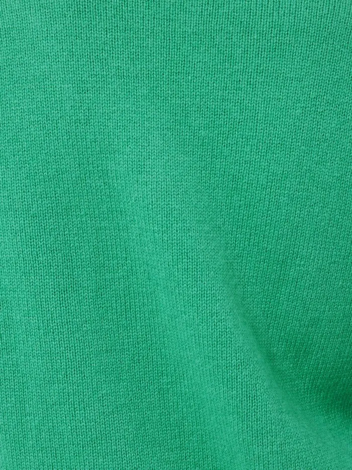 Women Wool Cashmere Blend V Neck Green Jigsaw Knitwear and Cashmere