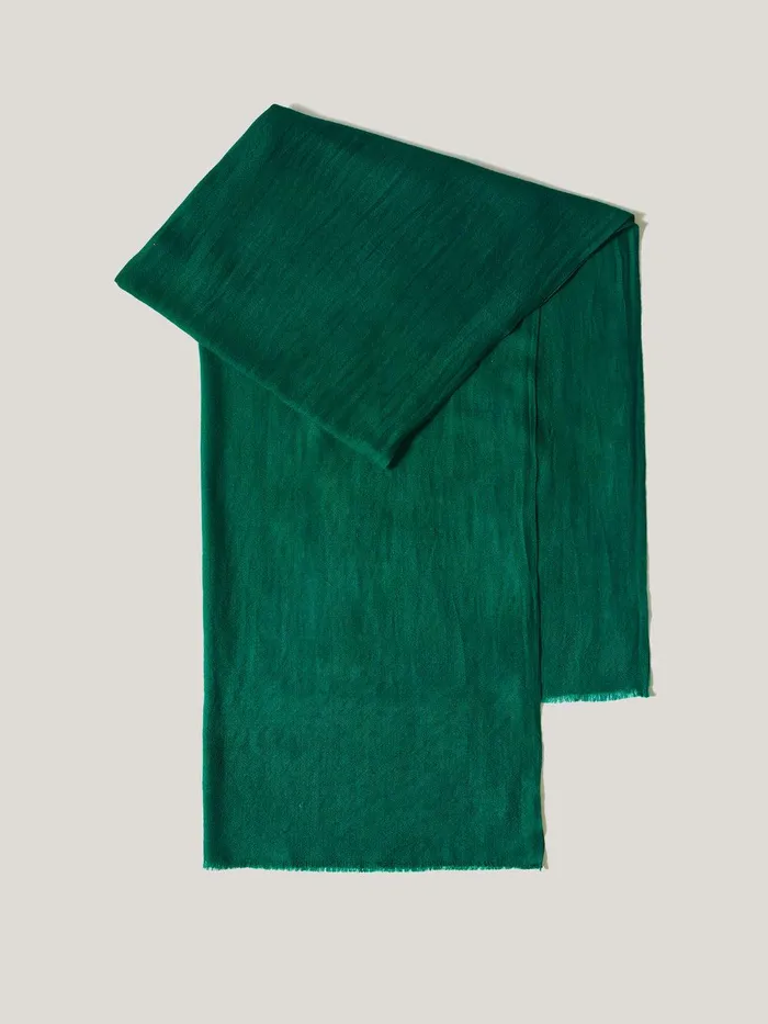 Women Wool Silk Pashmina Green Jigsaw Knitwear and Cashmere